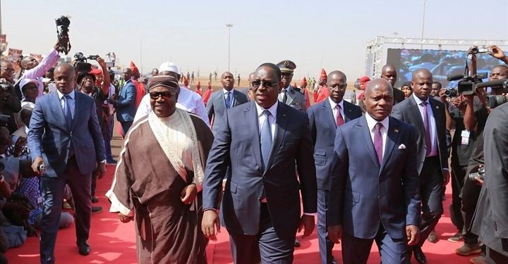 Inauguration de l&rsquo;aéroport de Dakar : Ali Bongo Ondimba aux côtés de Macky Sall