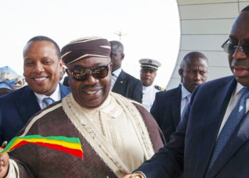Inauguration de l&rsquo;aéroport de Dakar : Ali Bongo Ondimba aux côtés de Macky Sall