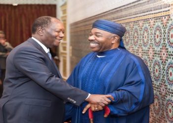 Ali Bo et Alassane Ouatarra