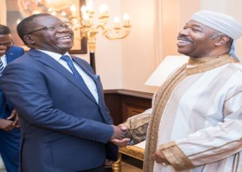 Ali Bongo Ondimba et Norbert Diramba
