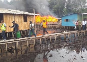 Evacuation du site