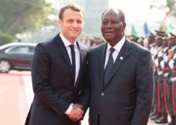 Emmanuel Macron Alassane Ouatara