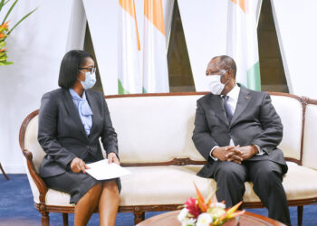 A l’investiture du président Alpha Condé, Rose Christiane Raponda a représenté le Chef de l’Etat Ali Bongo Ondimba