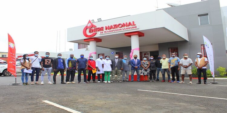 Lancement par le CNTS de la journée de don de sang à Libreville