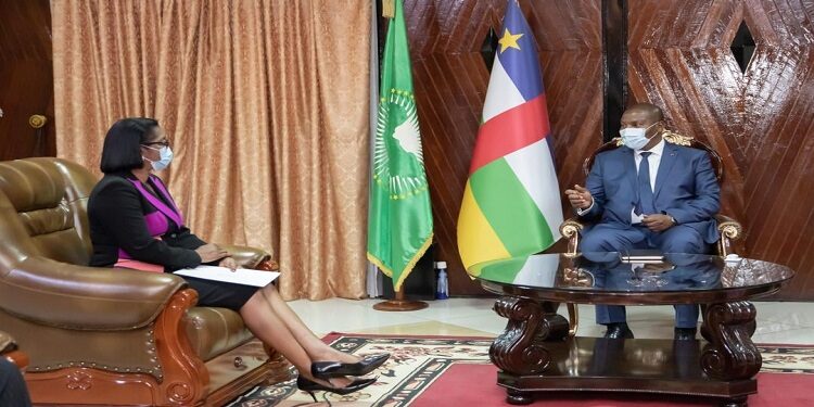 OSSOUKA RAPONDA à Bangui pour l’investiture de Faustin Archange Toudéra