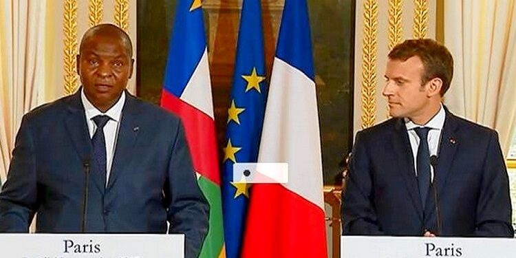 Pour Macron le président Touadéra est l’otage du groupe Wagner