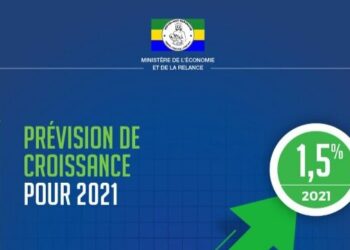 Gabon la courbe de prévision de croissance pour 2021