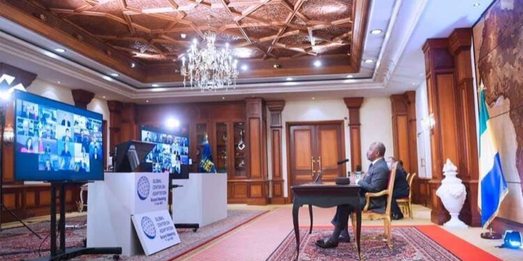 Ali Bongo participe au Conseil d’administration du Centre mondial pour l’adaptation