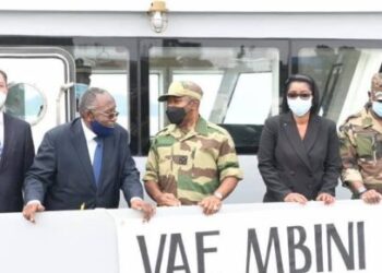 Défense : Ali Bongo baptise le nouveau navire  de la Marine nationale
