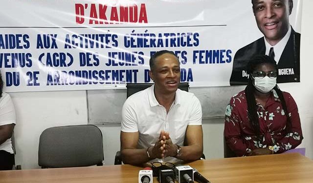 Le député Franck Nguema lance l’ONG PEA dans le deuxième arrondissement d’Akanda