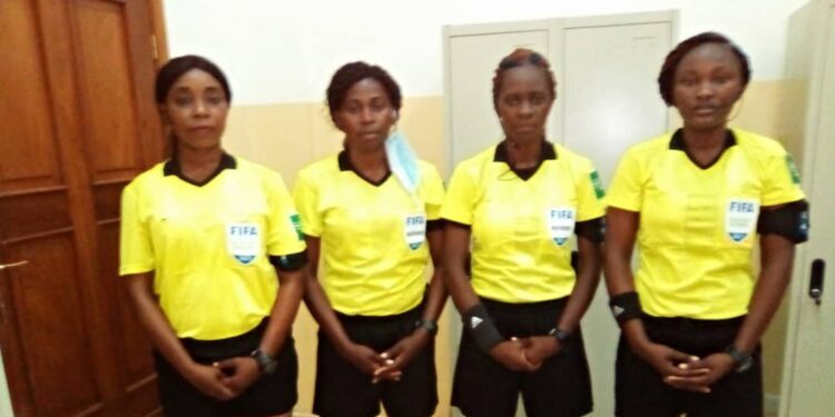 LDC-UNIFFAC (F) : La Gabonaise Annaêlle Valerie Omanda au sifflet