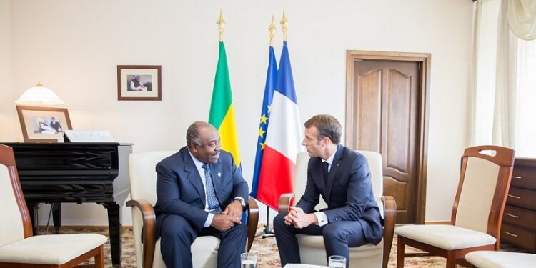Axe Libreville-Paris Ali Bongo Ondimba en tête à tête avec Emmanuel Macron à l’Elysée