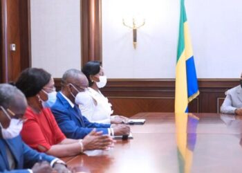 Ali Bongo Ondimba s’entretient avec la Présidente de la Cour constitutionnelle