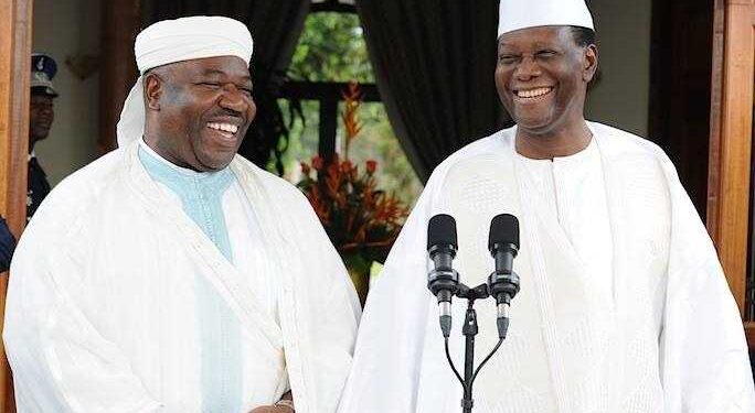 Gabon : Alassane Ouattara à Libreville