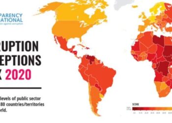 Transparency International:  Le Gabon fait un bon de 5 places  au classement 2021