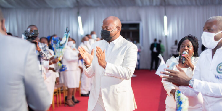 Baptême réussi pour Steeve NZEGHO DIEKO, le secrétaire général du PDG