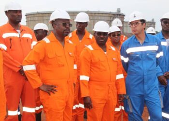 Le ministre d&rsquo;Etat  Bilie-By-Nze et  le ministre Massassa en visite d&rsquo;inspection au Cap Lopez