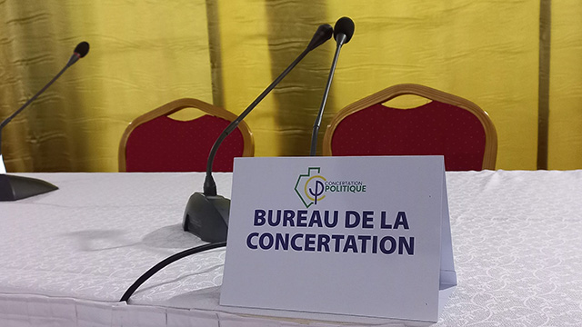 Concertation politique début des travaux avec l’installation du bureau de coordination.