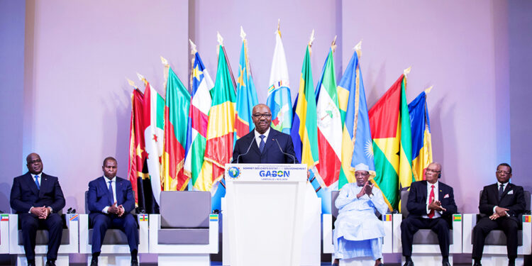 A Kinshasa, Ali Bongo Ondimba prend les rênes de la CEEAC