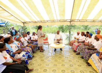 Le Chef de l’Etat Ali Bongo Ondimba est dans la province de l’Ogooué Lolo