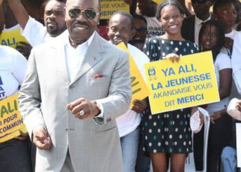 Ali Bongo Ondimba en visite dans le grand Libreville