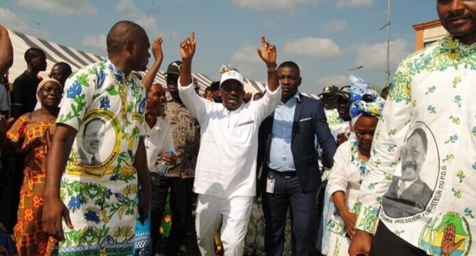 À Masuku Vincent de Paul Massassa par une mobilisation monstre porte au pinacle le DCP Ali Bongo Ondimba