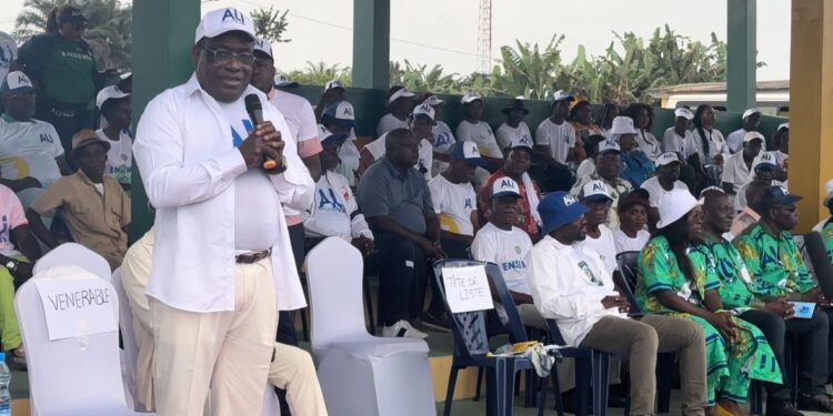 Le PDG Fait une Entrée Éclatante avec plus de 1000 Personnes à Son Lancement de Campagne Législative et Locale au premier siège d’Okondja,Sebe-Brikolo !