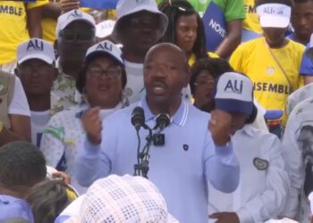 Le Candidat Ali Bongo Ondimba à Tchibanga apothéose et osmose