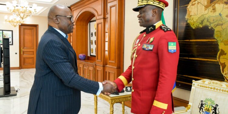 Hier, le président Oligui Nguema reçevait quatre Ambassadeurs
