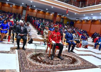 Oligui Nguema le Président de la Transition a assisté à l&rsquo;audience solonnelle de rentrée de la Cour Constitutionnelle