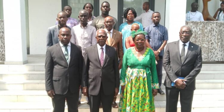 Visite du vice-président de la république au musée national des arts, rites et traditions du Gabon