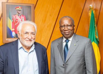 Charles M’BA a reçu Dominique Strauss-Kahn