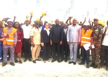 Oyem visite des chantiers par le Chef de l&rsquo;État Brice Clotaire Oligui Nguema