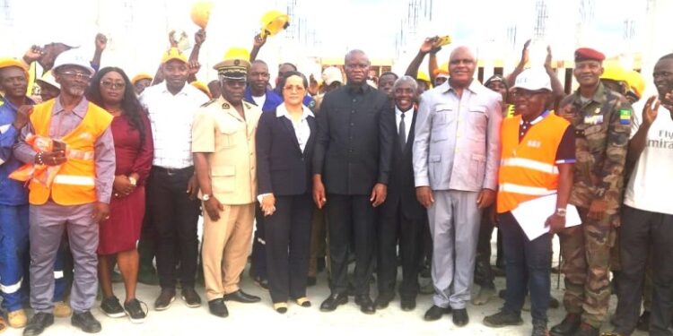Oyem visite des chantiers par le Chef de l&rsquo;État Brice Clotaire Oligui Nguema