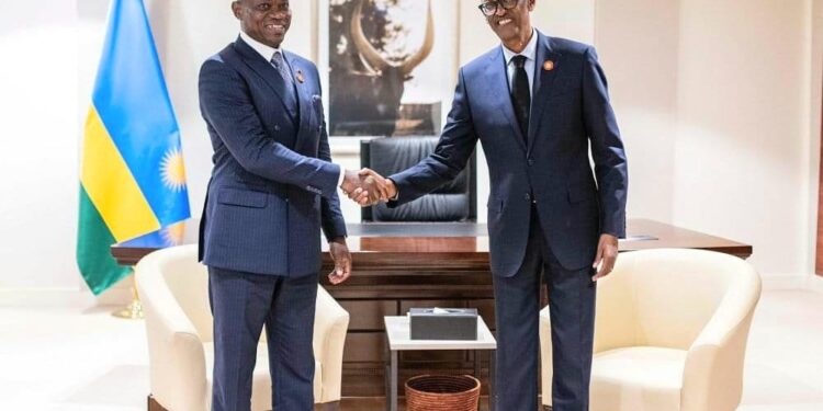 Le Chef de l’État Brice Oligui Nguema présent à l’investiture de Paul Kagamé