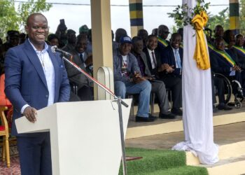 Brice Clotaire Oligui Nguema à Minvoul pour booster le développement local