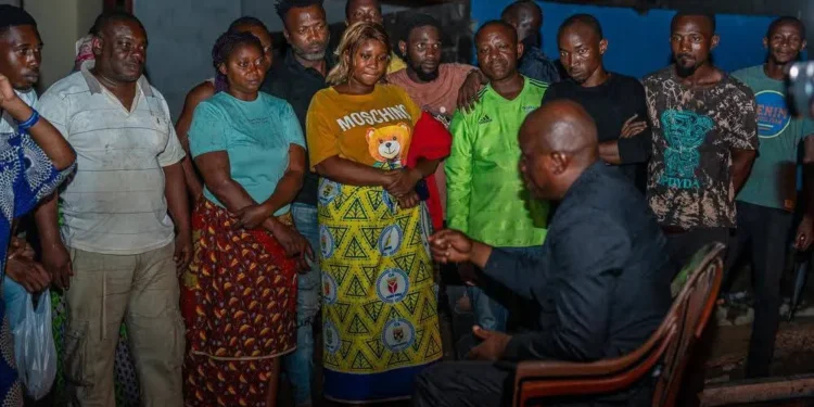 Le Chef de l&rsquo;État, Brice Clotaire Oligui Nguema prend langue avec les déguerpis