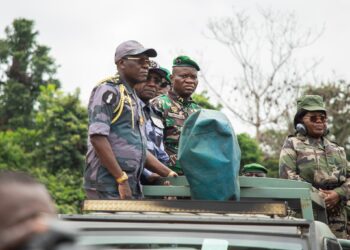 Oligui Nguema présent à un exercice tactique en terrain libre « Ukal Dimbu »