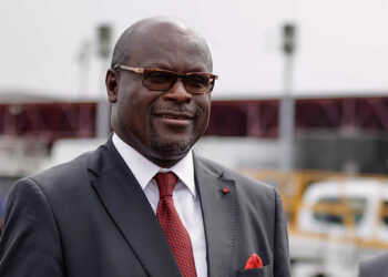 Michel Régis Onanga Ndiaye au Perchoir de l’Assemblée nationale l’Assemblée nationale