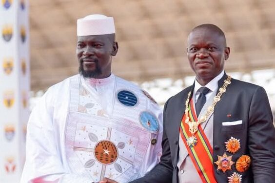 Brice Clotaire Oligui Nguema à Conakry pour une visite de travail et d’amitié
